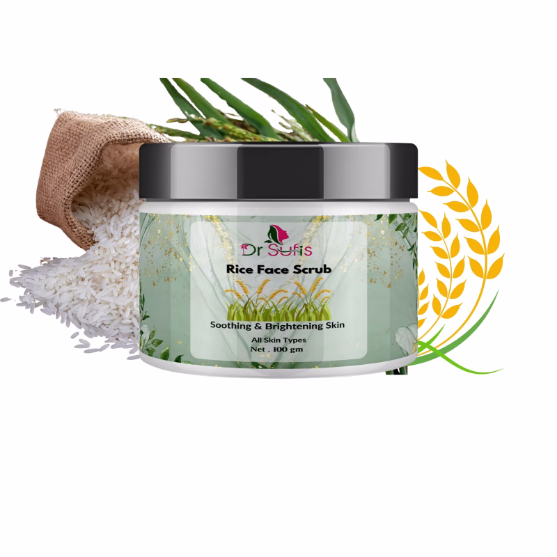 rice face scrub