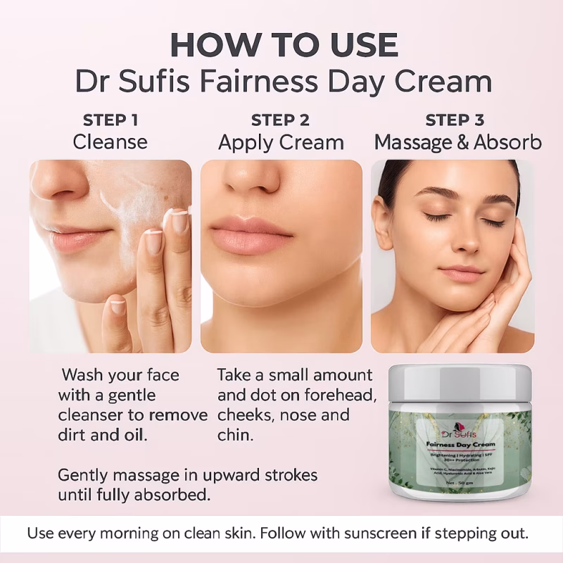 Skin Brightening Cream how to use
