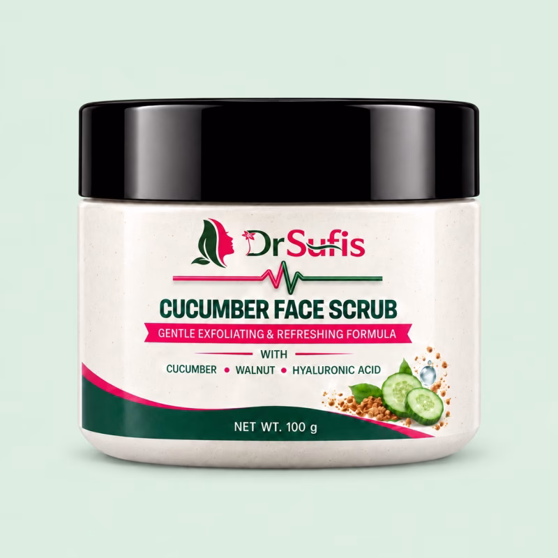 Cucumber Scrub for Acne, Dullness & Uneven Skin