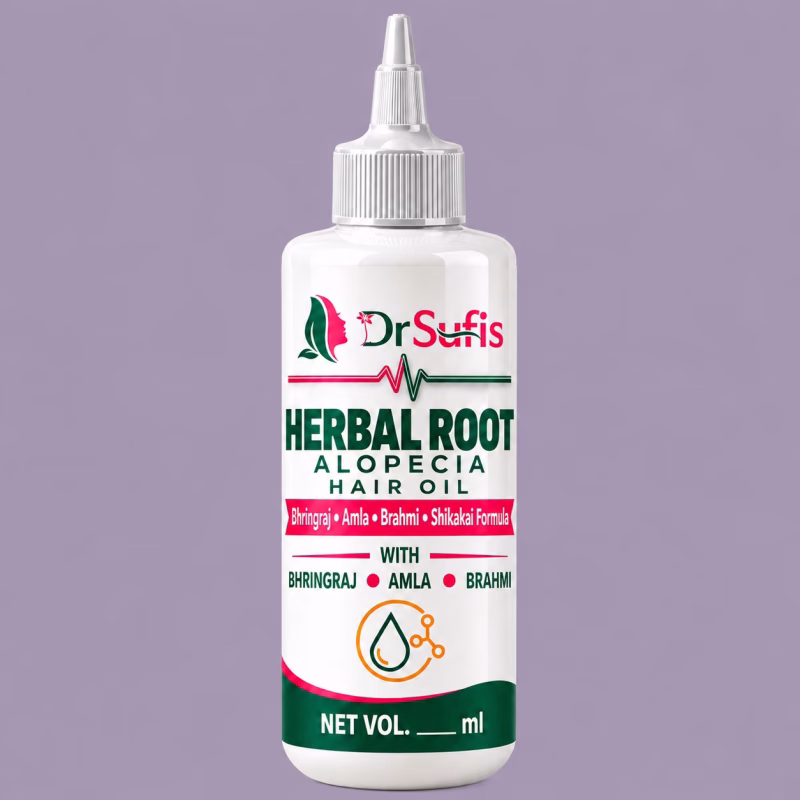 Dr Sufis Alopecia Hair Oil with Amla, Bhringraj & Brahmi