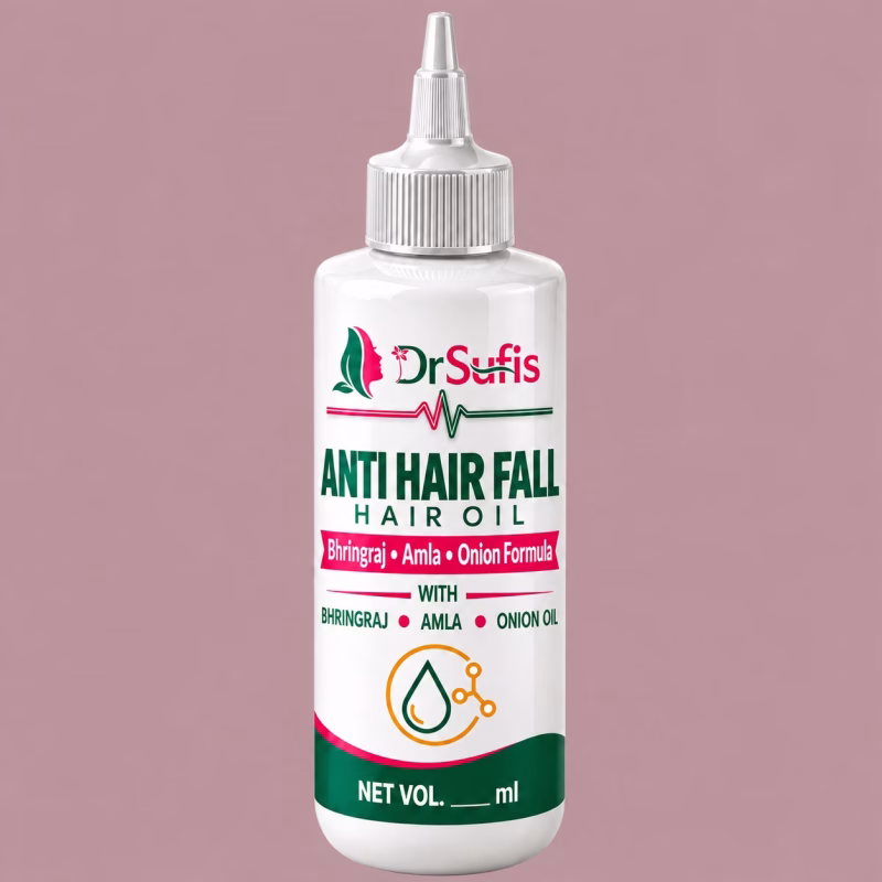 Dr Sufis Anti Hair Fall Oil with Bhringraj, Amla & Onion