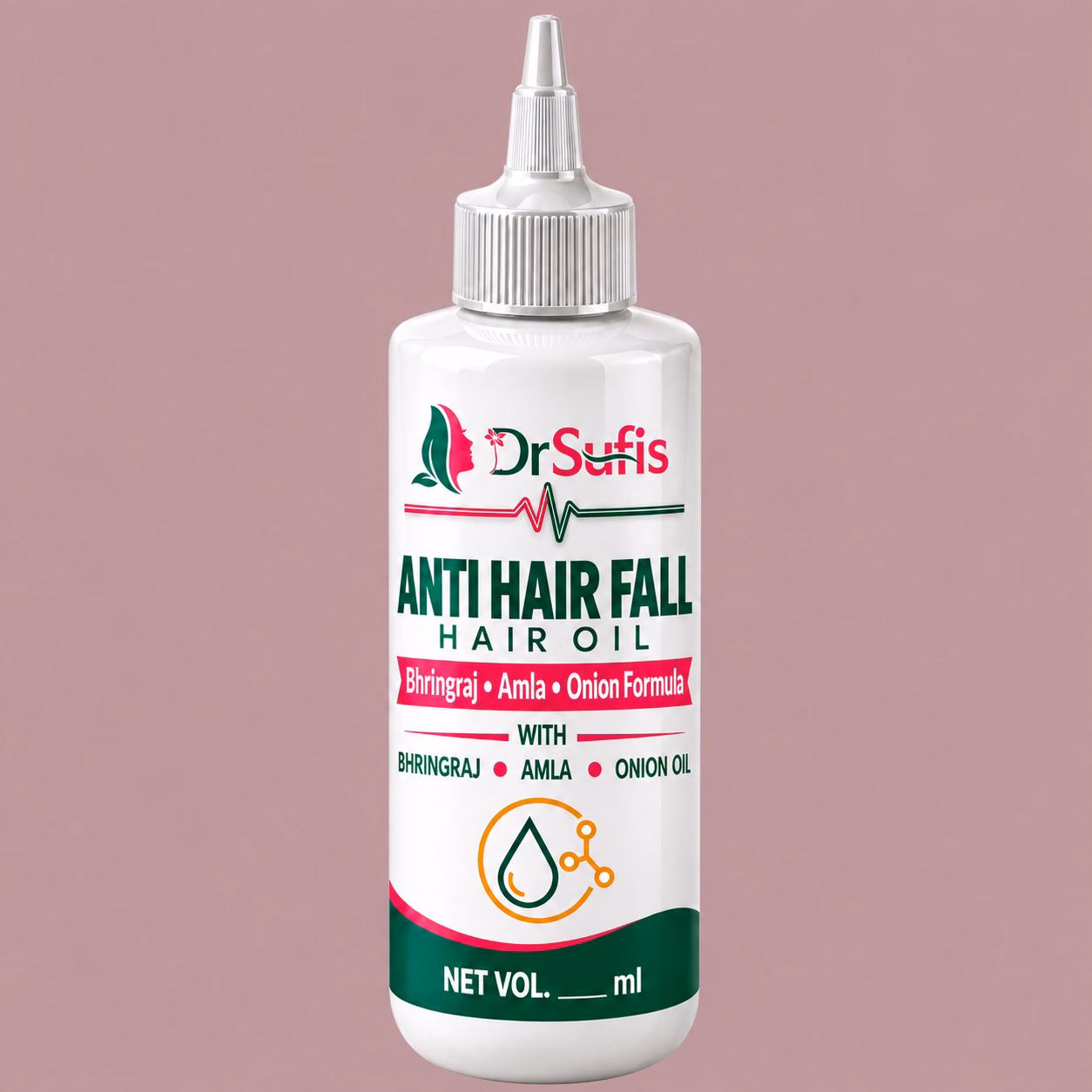 Dr Sufis Anti Hair Fall Oil with Bhringraj, Amla & Onion