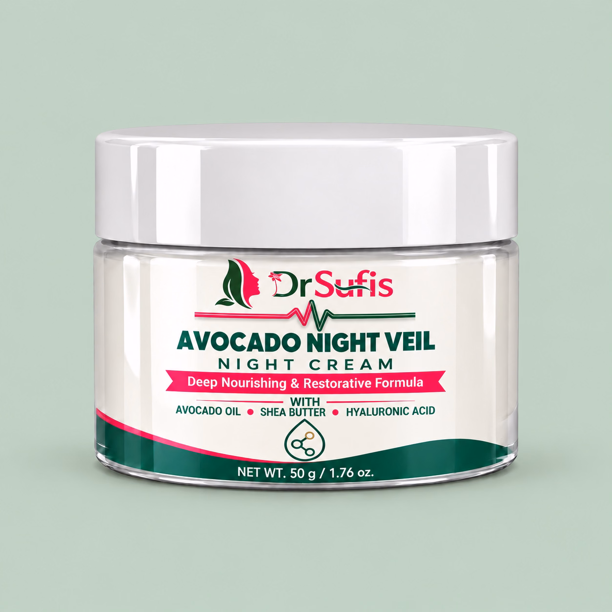 Dr Sufis Avocado Barrier Repair Night Cream | Deep Nourishing & Restorative Formula