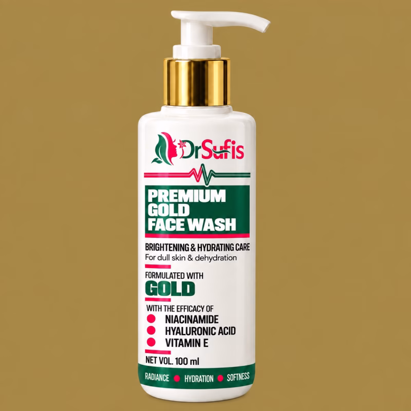 Dr Sufis GOLD PRESTIGE Hydrating Face Wash for Even Skin Tone