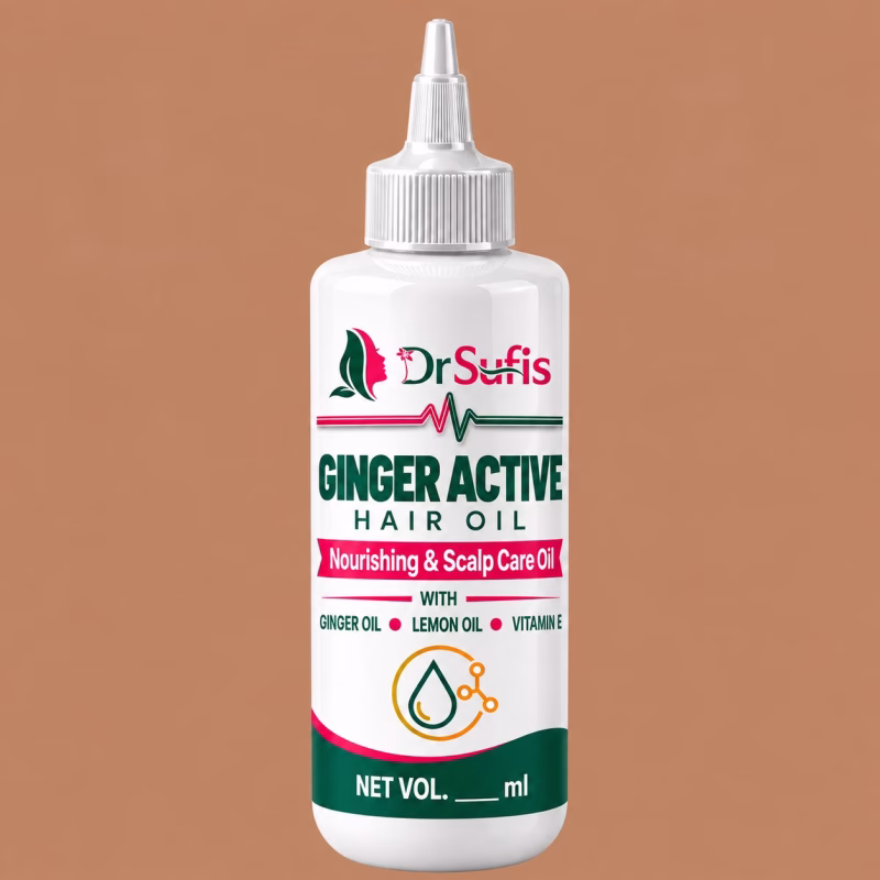 Dr Sufis Ginger Hair Oil for Hair Growth & Stronger Hair