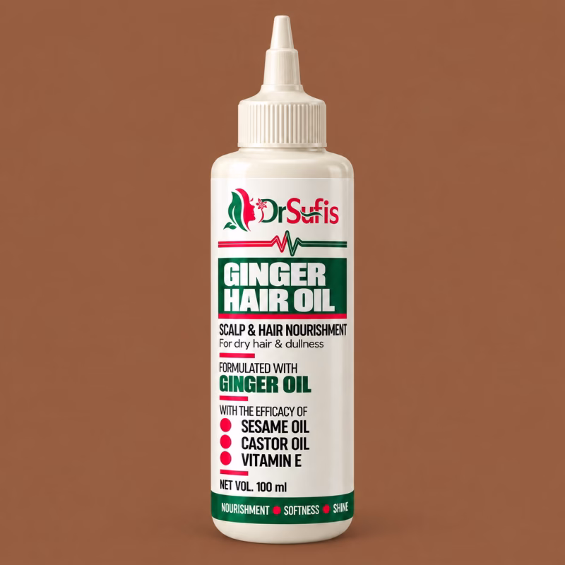 Dr Sufis Ginger Hair Oil for Hair Growth and Stronger Hair