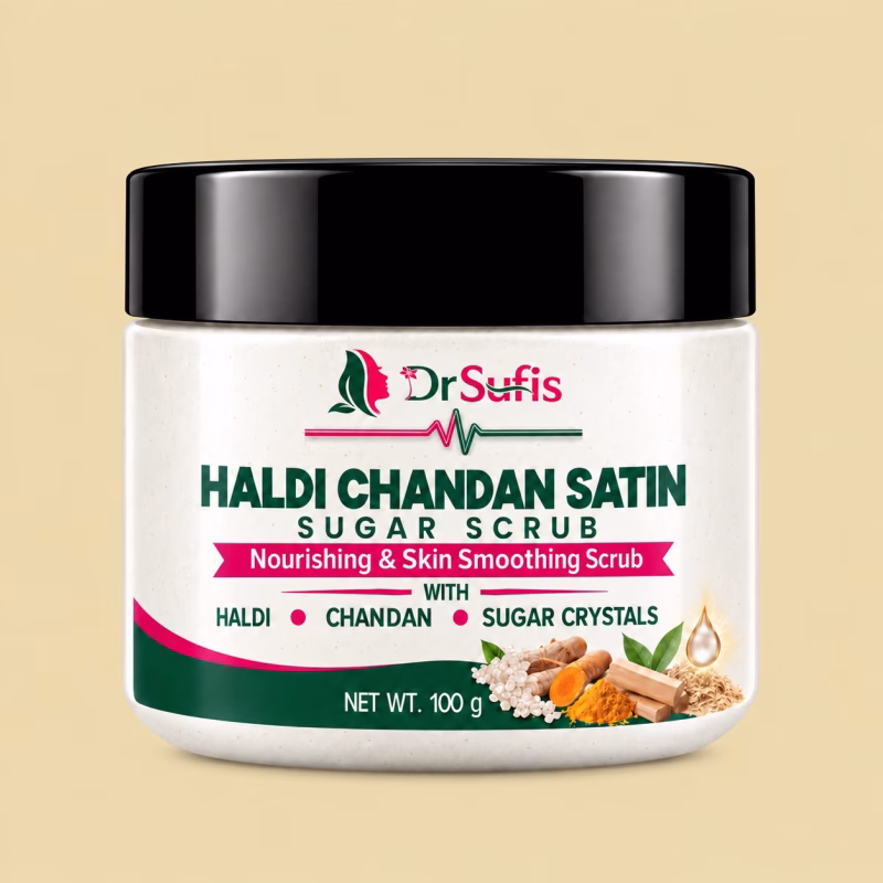 Dr Sufis Haldi-Chandan Brightening Scrub For Men & Women