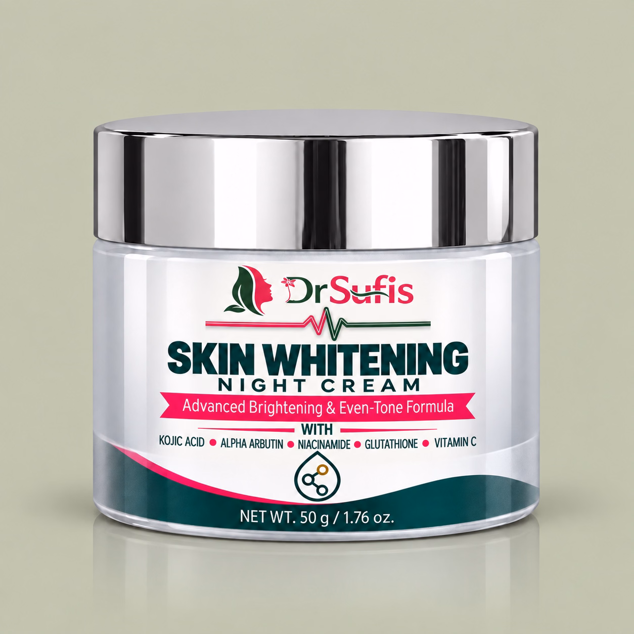 Dr Sufis Kojic Acid Skin Brightening Night Cream | Even Tone & Pigmentation Care