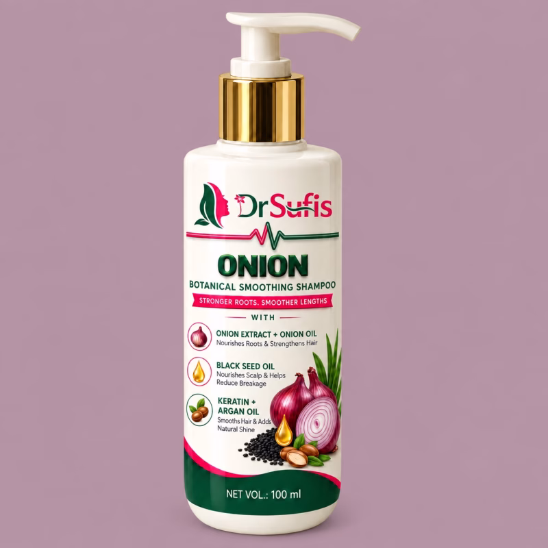 Dr Sufis Onion Shampoo for Hair Fall Control & Regrowth