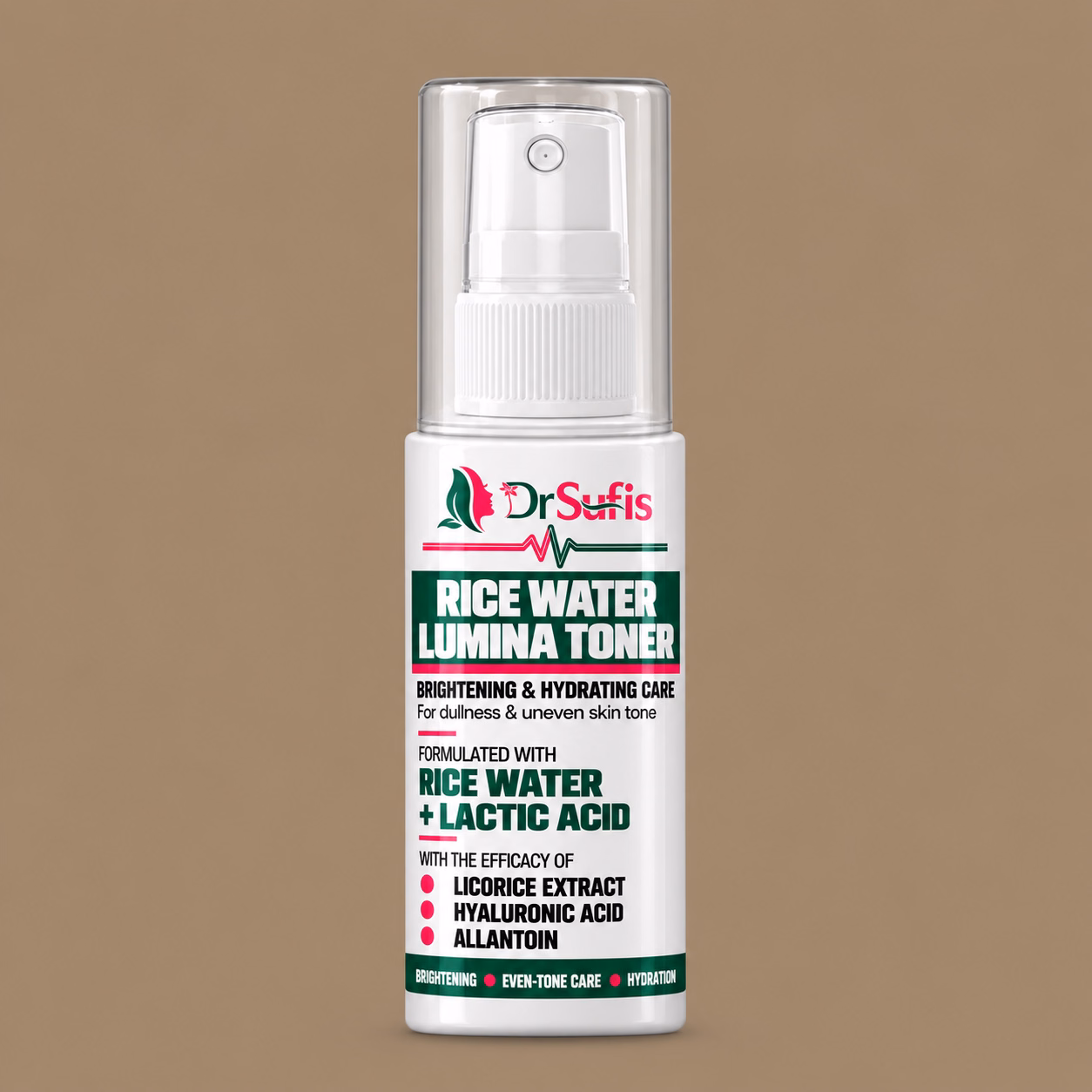 Dr Sufis Rice Water Toner for Skin Brightening Brightening & Hydrating Toner