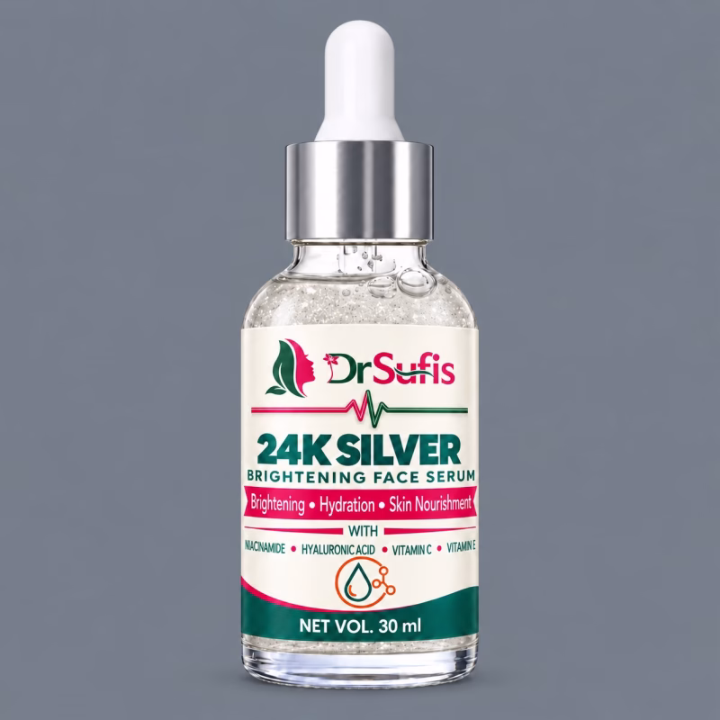 Dr Sufis Silver Brightening Face Serum for Dull Skin