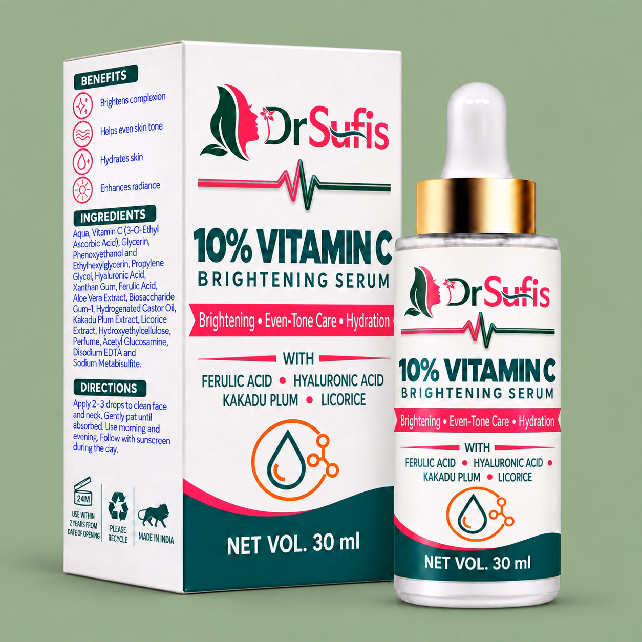 vitamin c 10 % glowing serum