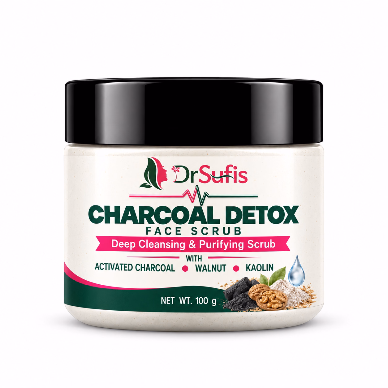 Dr Sufis Charcoal Detox Face Scrub