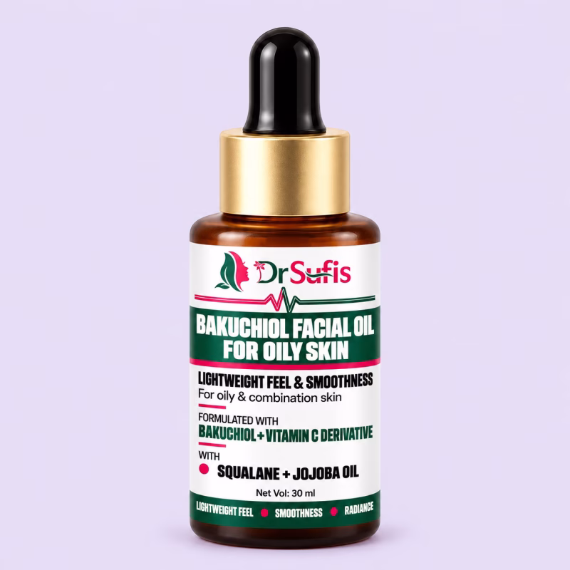 Dr Sufis Bakuchiol Facial Oil For Oily Skin