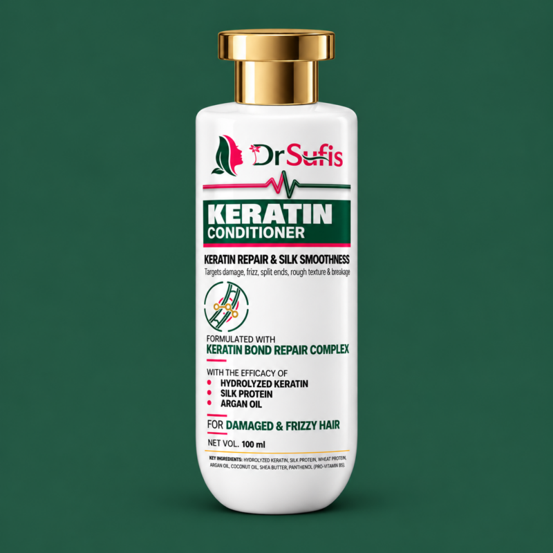 Dr Sufis Keratin Conditioner for Damaged & Frizzy Hair