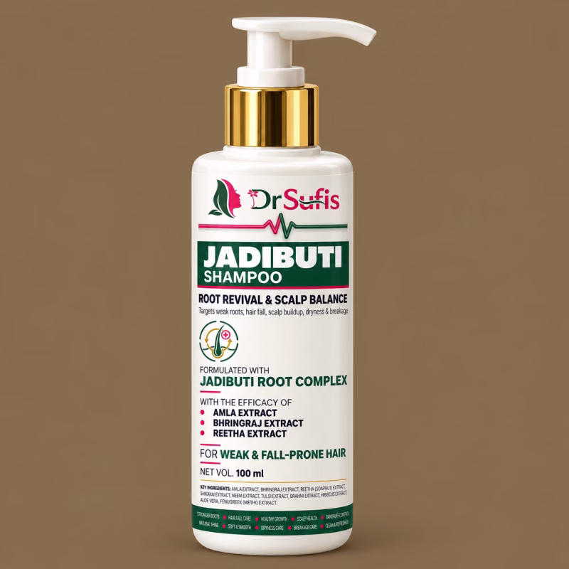 Jadibuti Herbal Shampoo for Hair Fall & Scalp Health, Stronger Roots